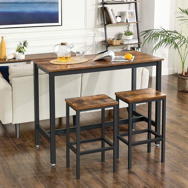 Weatherford 3 piece counter store height dining set